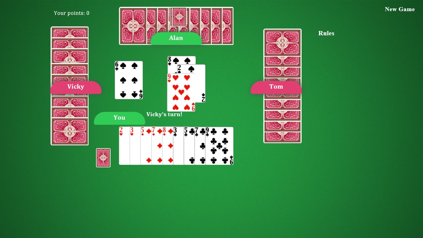 Hearts for Windows 10