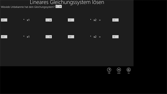 Lineare Gleichungen screenshot 2