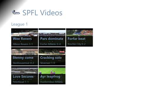 Scottish Professional Football League Videos screenshot 3