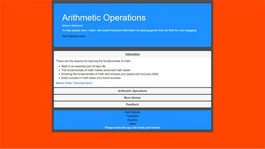 Arithmetic Operations - Game screenshot 5