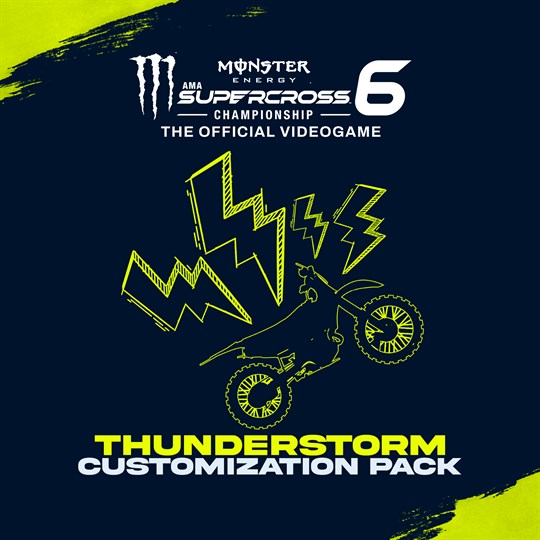 Monster Energy Supercross 6 - Customization Pack Thunderstorm for xbox