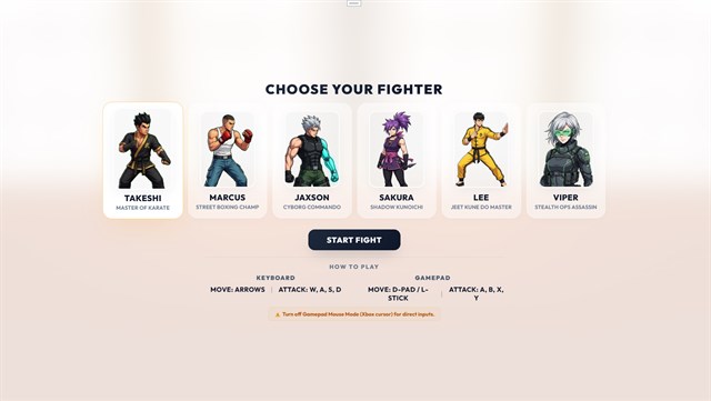 Ex Fighters screenshot 1