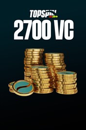 Pack de 2 700 monedas virtuales de TopSpin 2K25