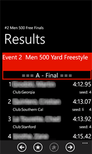 Swim Meet Results screenshot 7