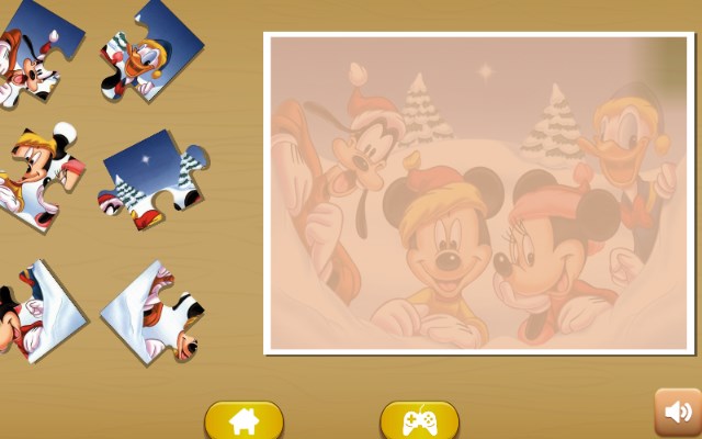 Mickey Mouse Jigsaw Puzzle Game