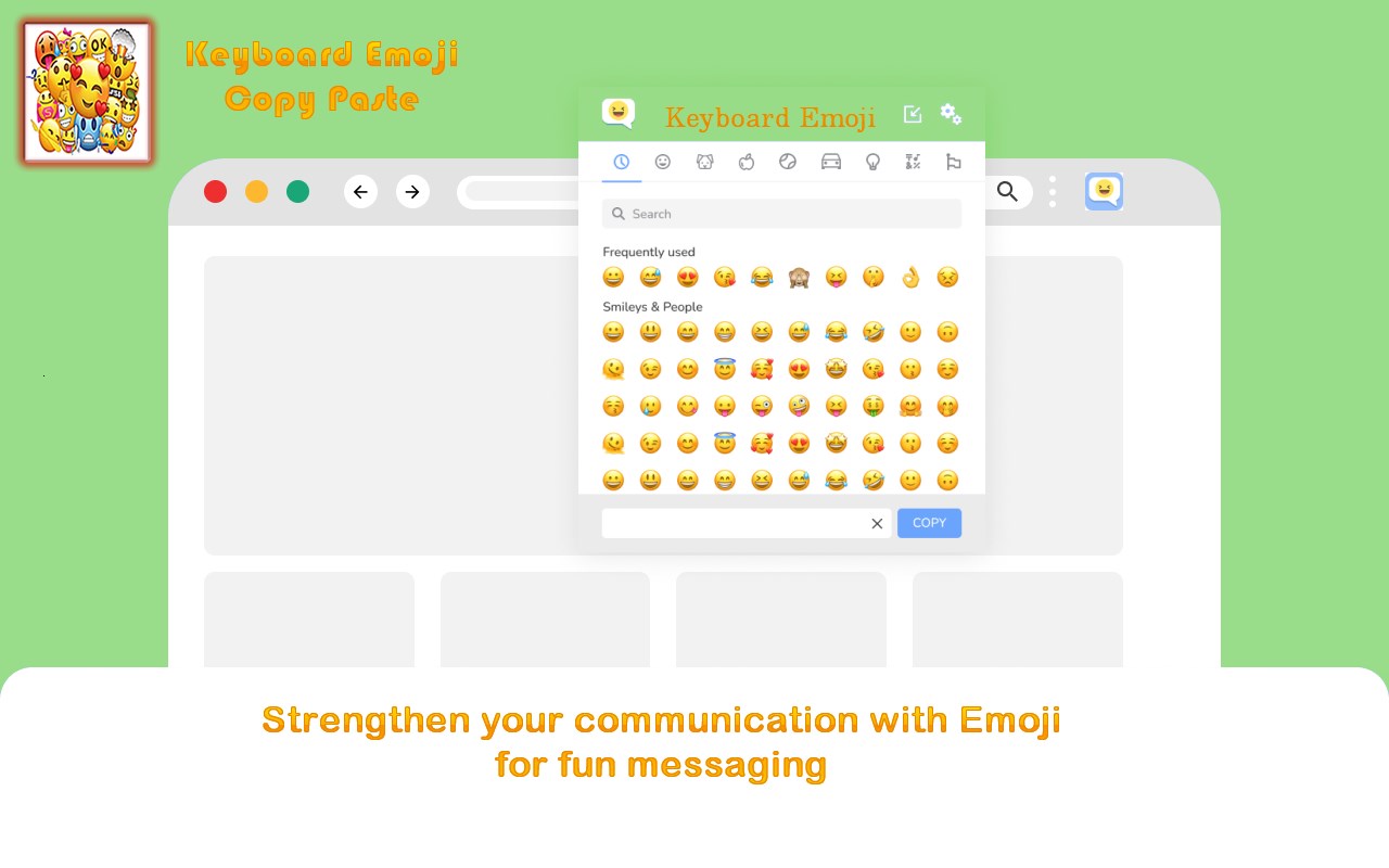 Emoji keyboard live