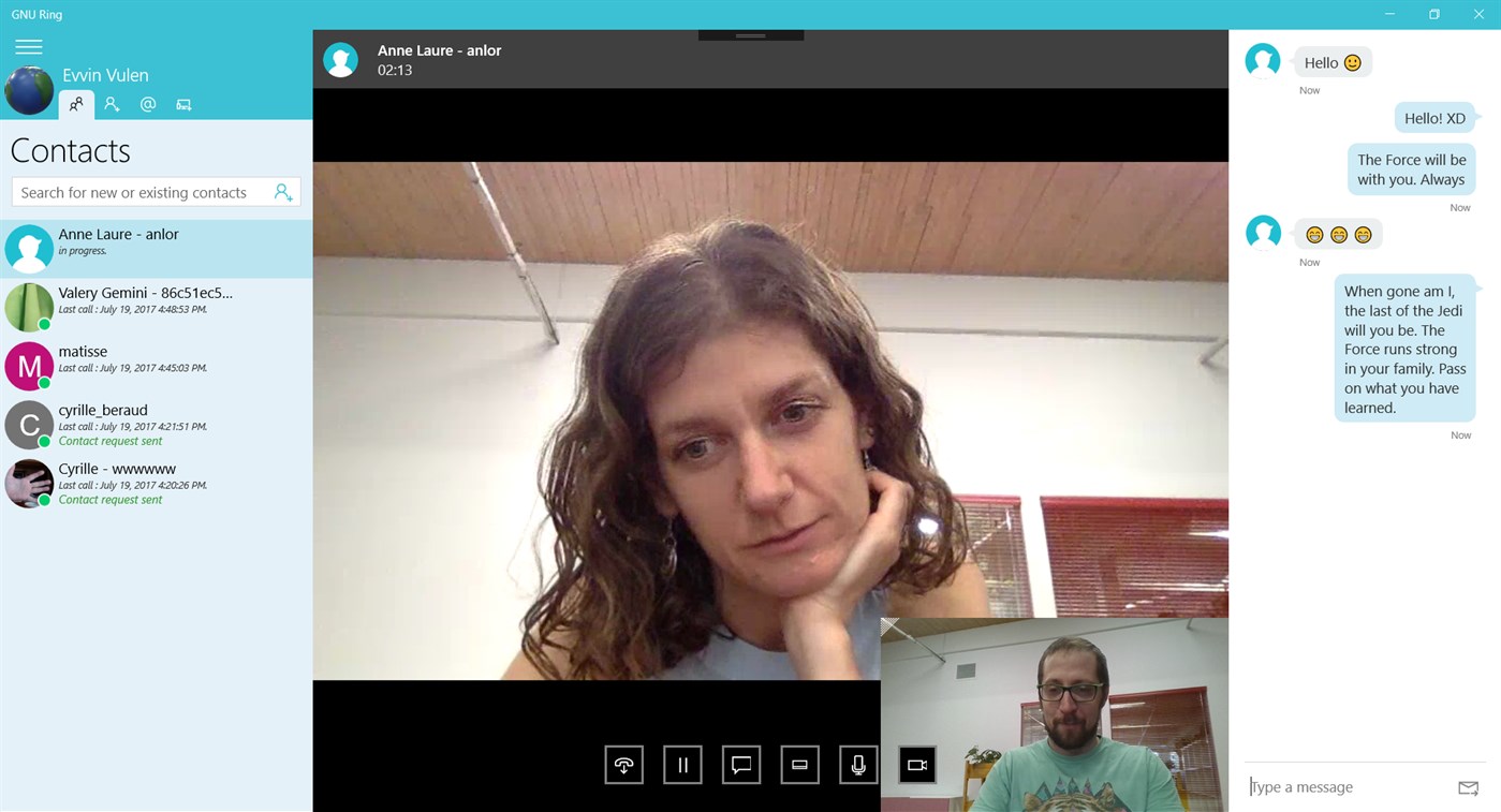 #2. GNU Ring (Windows) Ved: Savoir-faire Linux