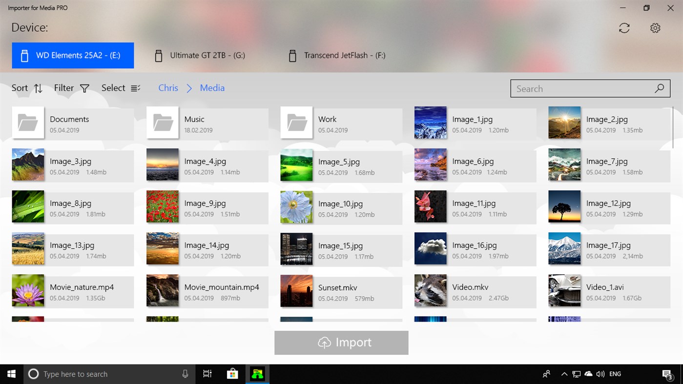 #2. IMPORTER FOR MEDIA PRO (Windows) 由: Yellow Elephant Productions