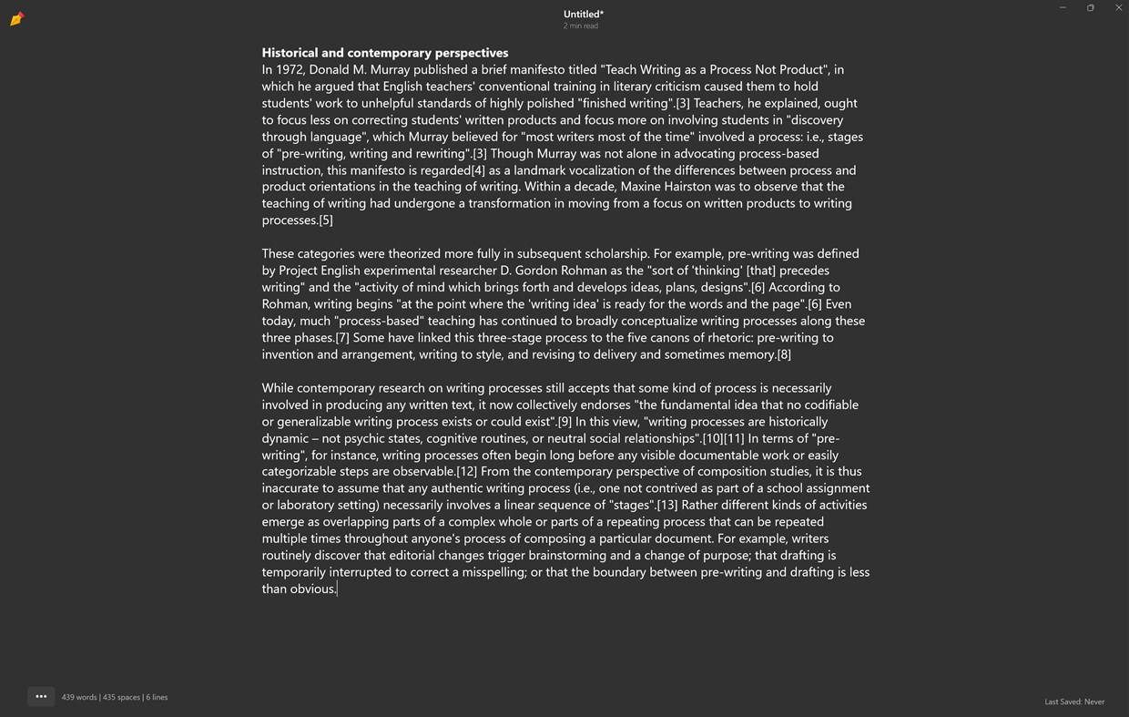 #1. WriteZen - Simple Document Writer (Windows) Podle: Evlar