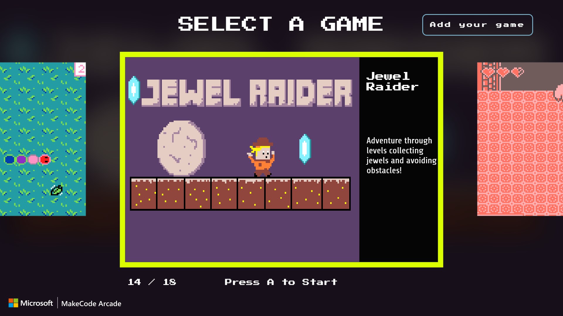 MakeCode Arcade Kiosk screenshot 4