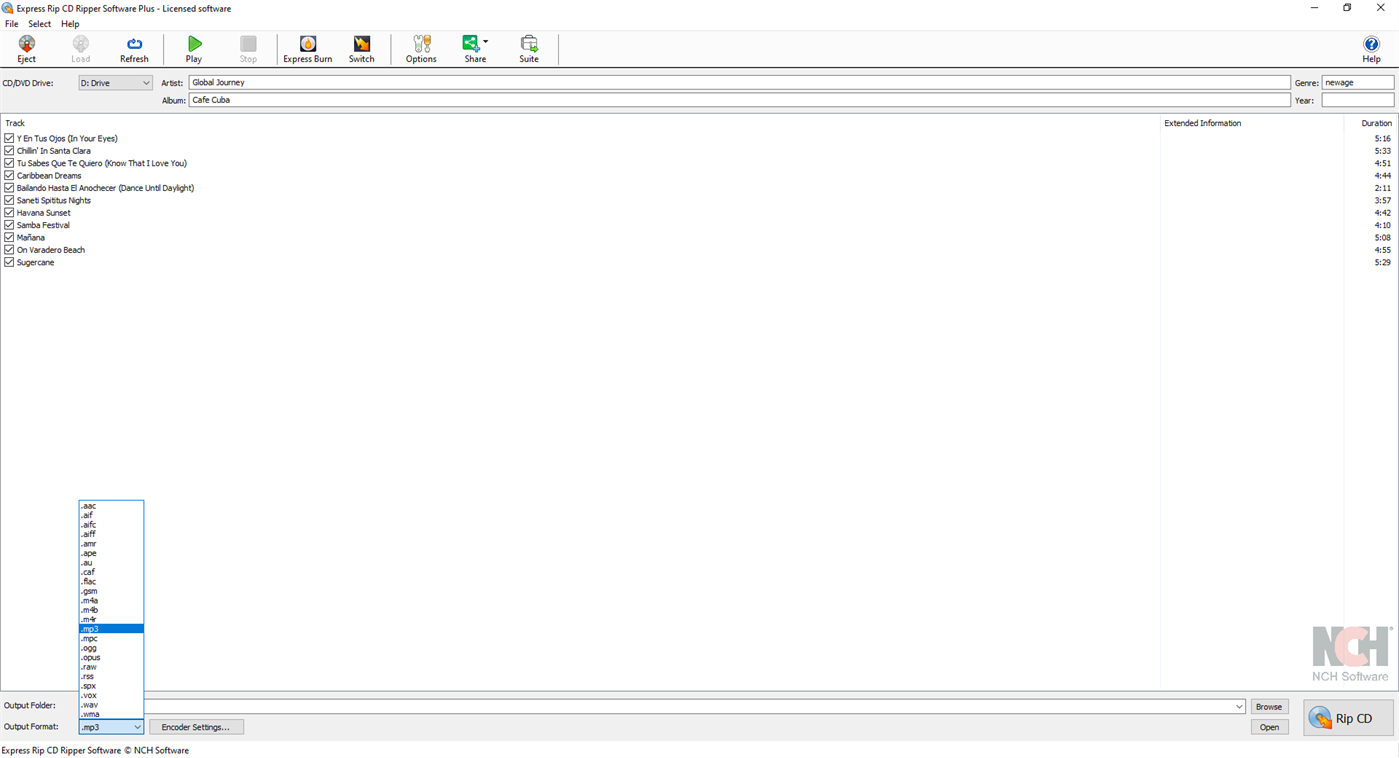 #1. Express Rip (Windows) От: NCH Software