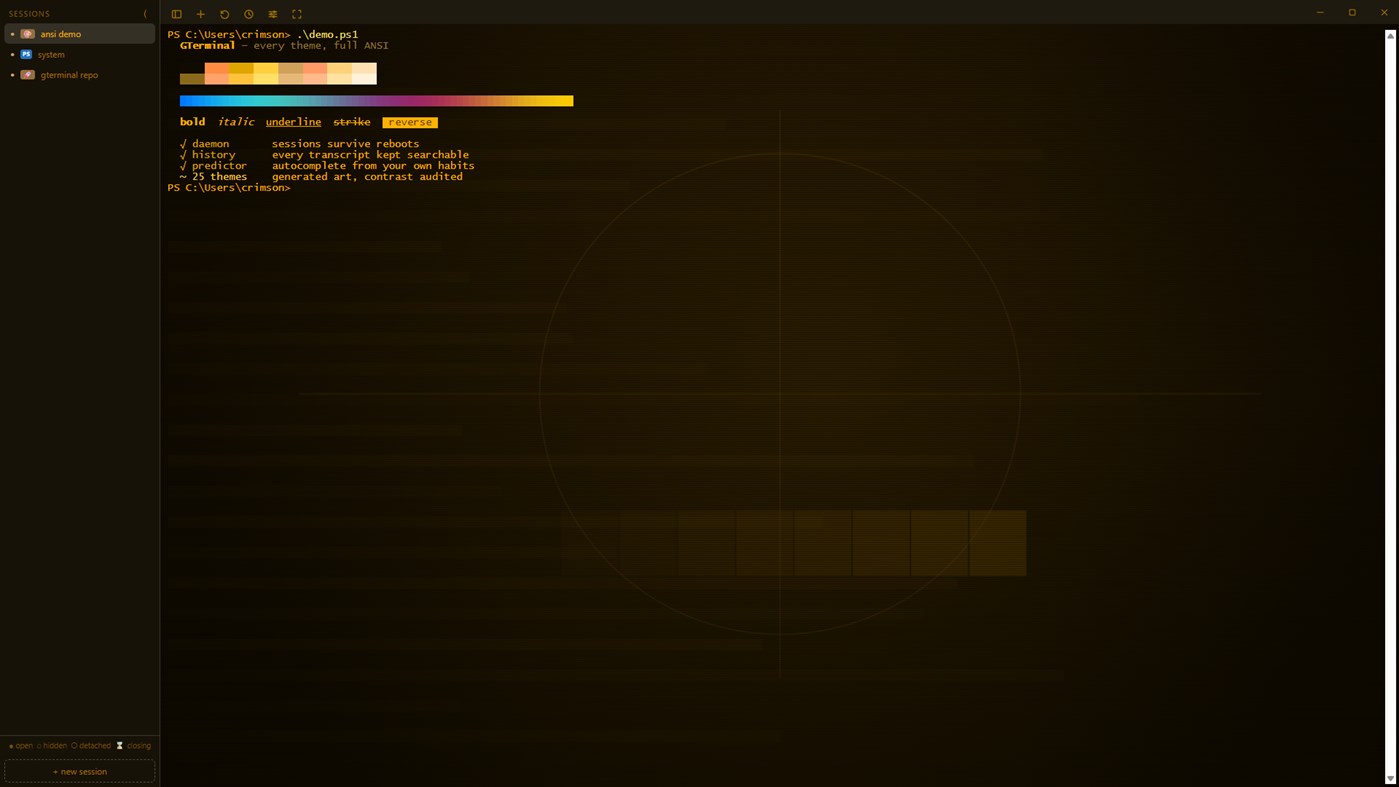#1. GTerminal (Windows) Ved: Gus Catalano
