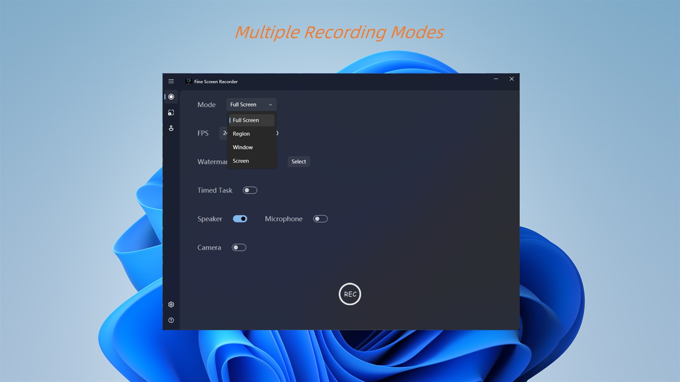 #1. Fine Screen Recorder & Screen Record (Windows) By: Fine-Grain Studio