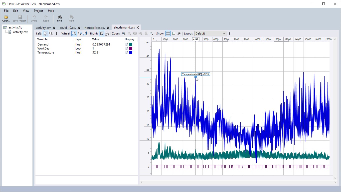 Flow CSV Viewer screenshot