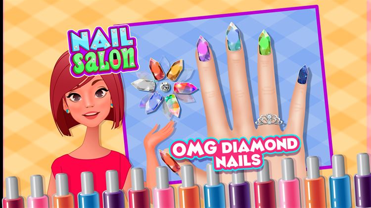 【图】Deluxe Nail Salon – Fun Nail Make Over Game for Girls(截图3)