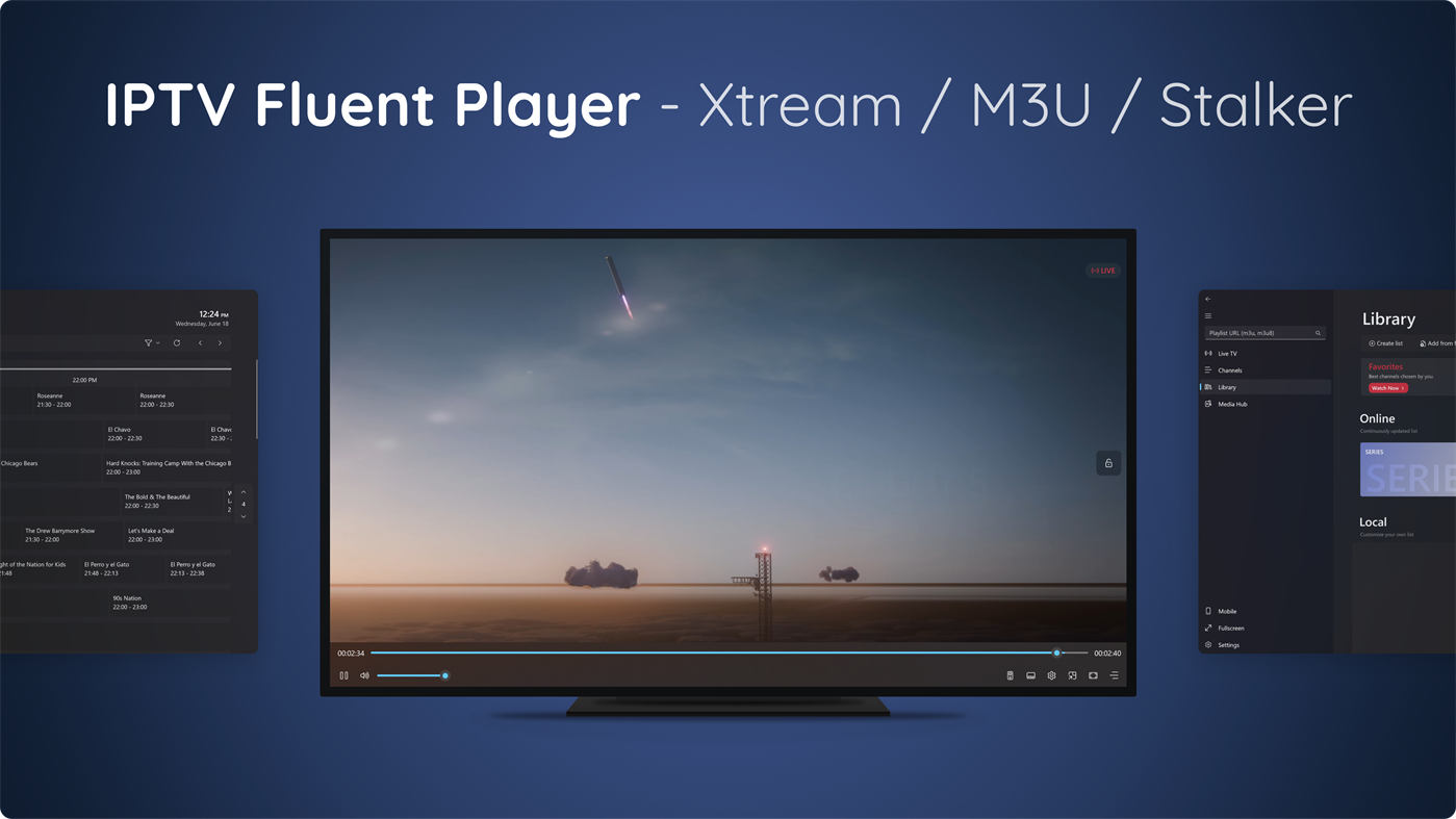 #1. IPTV Fluent (Windows) Podle: JimmyRespawn