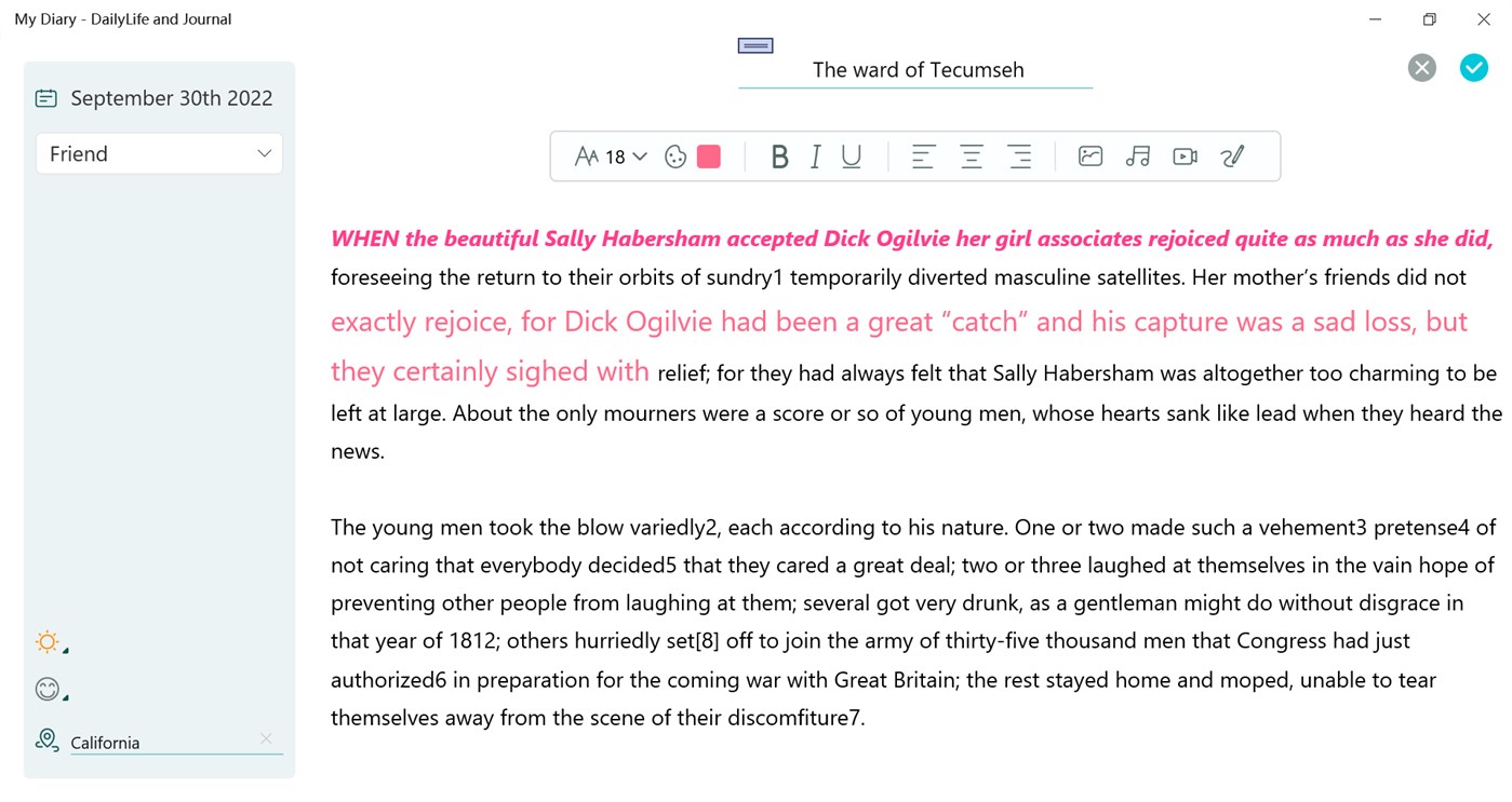 #7. My Diary - DailyLife and Journal (Windows) 由: learntechnologyapp