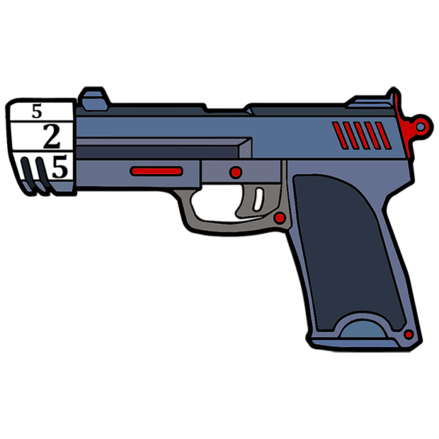 Weapon Color By Number - Warriors Coloring Book