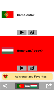 Portuguese to Hungarian phrasebook screenshot 3