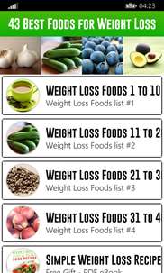 43 Best Foods for Weight Loss screenshot 1