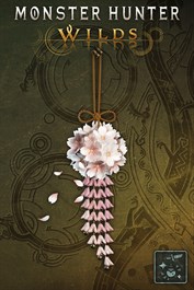 Colgante: Ramillete de Sakura: Blanco