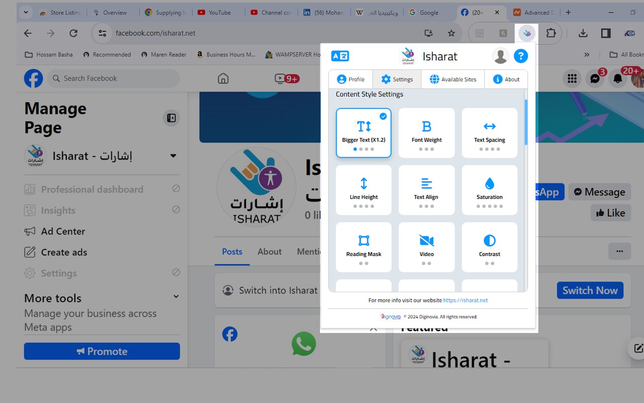 Isharat Web Accessibility