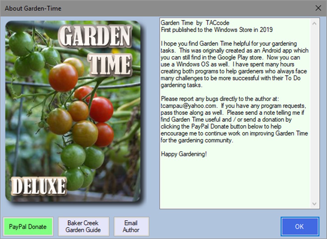 #9. Garden Time (Windows) Podle: TACcode
