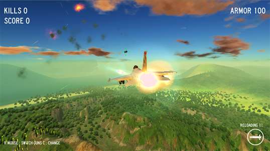 aerial combat simulator screenshot 3