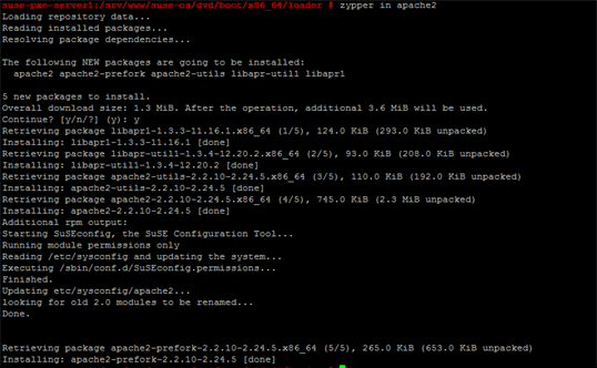 SUSE Linux Enterprise Server 12 screenshot 1