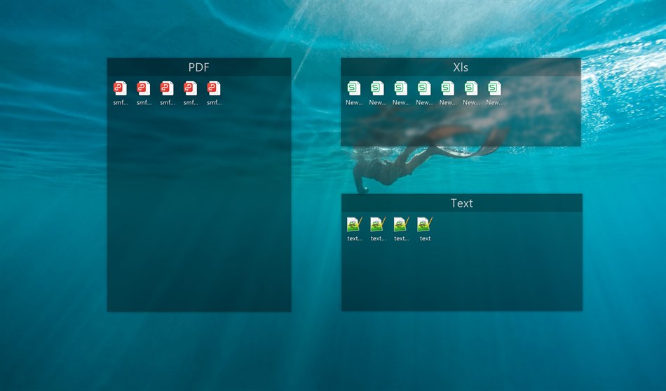 Clean Desktop - Icon Fence (Windows) 由: White Moonlight