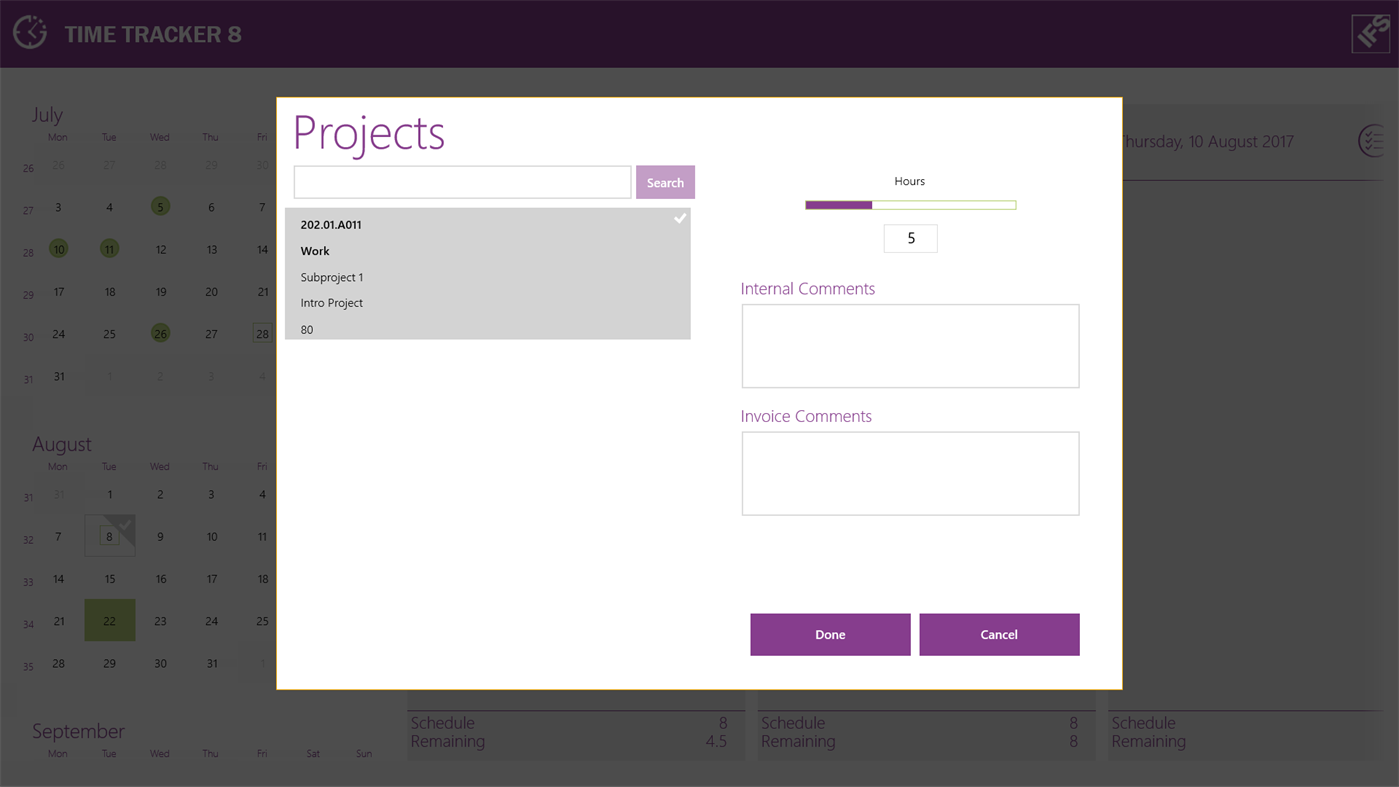 #3. IFS Time Tracker 8 (Windows) Podle: IFS