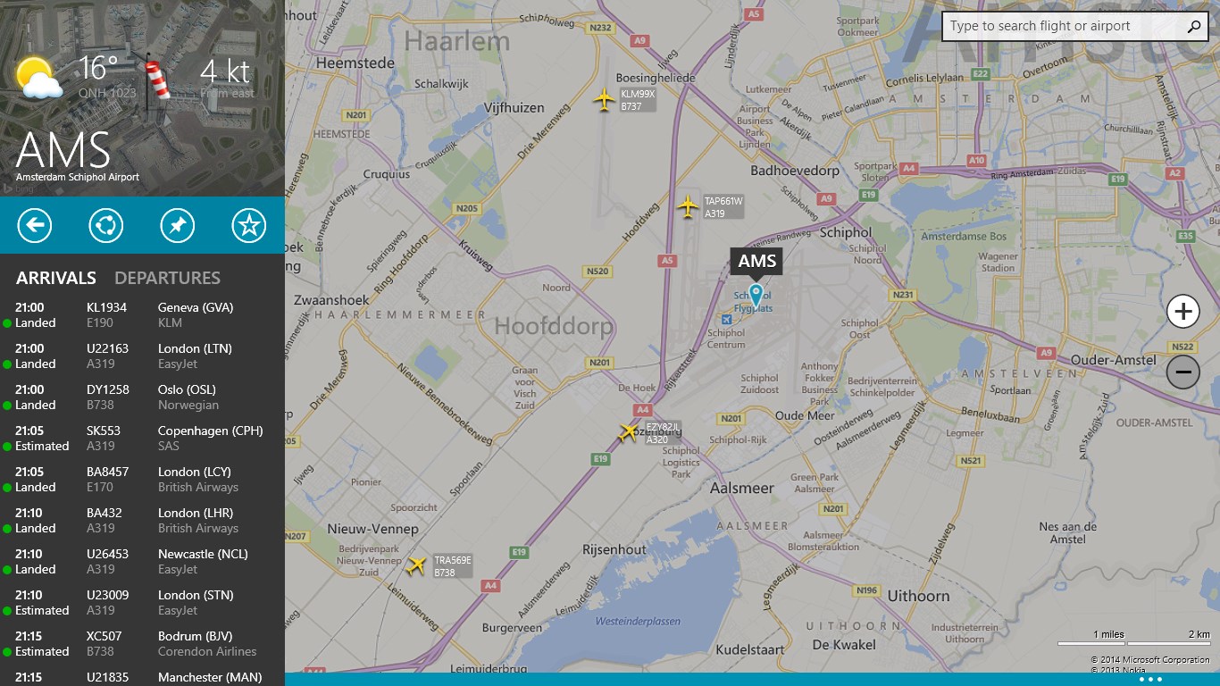 FlightRadar24 screenshot
