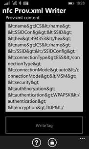 NFC Prov.xml Writer screenshot 3