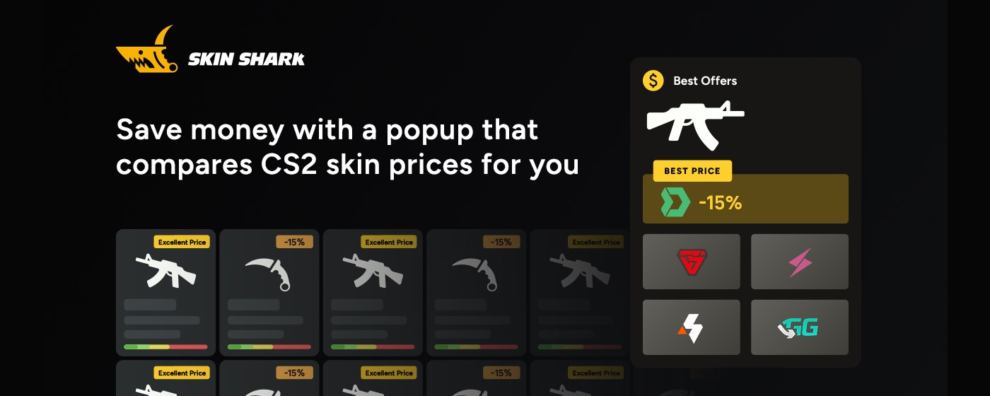 Skin Shark - Compare & Save on CS2 Skins