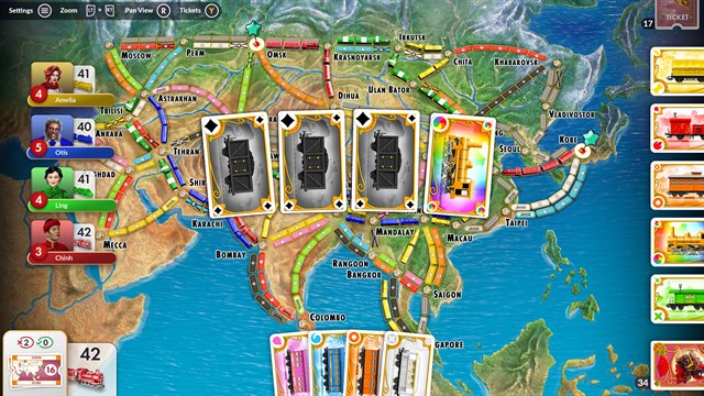 Ticket to Ride: Legendary Asia Expansion screenshot 3