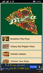 Healthy Pizza Recipe screenshot 1
