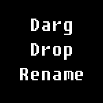 Drag Drop File Rename