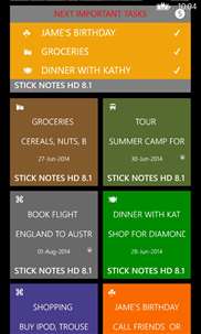 Stick Notes HD 8.1 screenshot 2