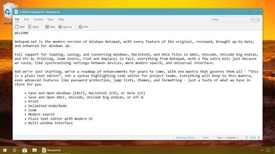 Notepad.net screenshot 1
