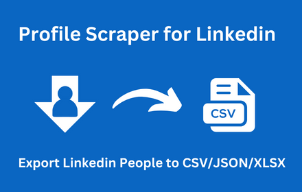 Profile Scraper & Exporter for LinkedIn™ small promo image