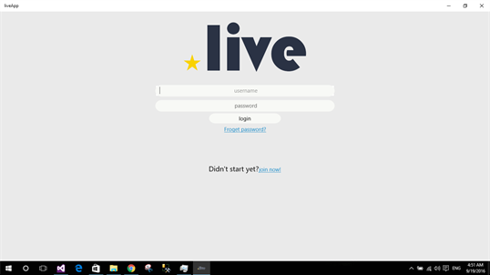 liveApp screenshot 1