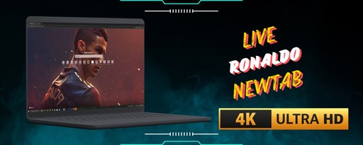 Live Ronaldo NewTab Wallpapers - 4k marquee promo image