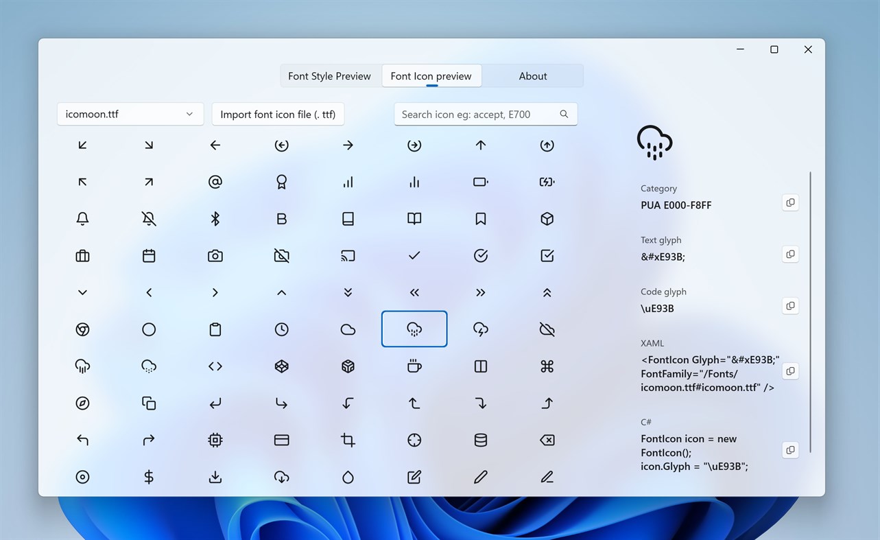 #3. FontPreview (Windows) By: Fountain