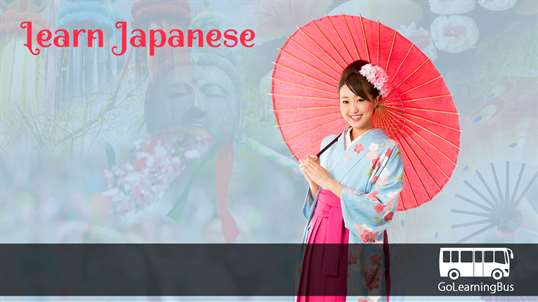 Learn Japanese via videos by GoLearningBus screenshot 1