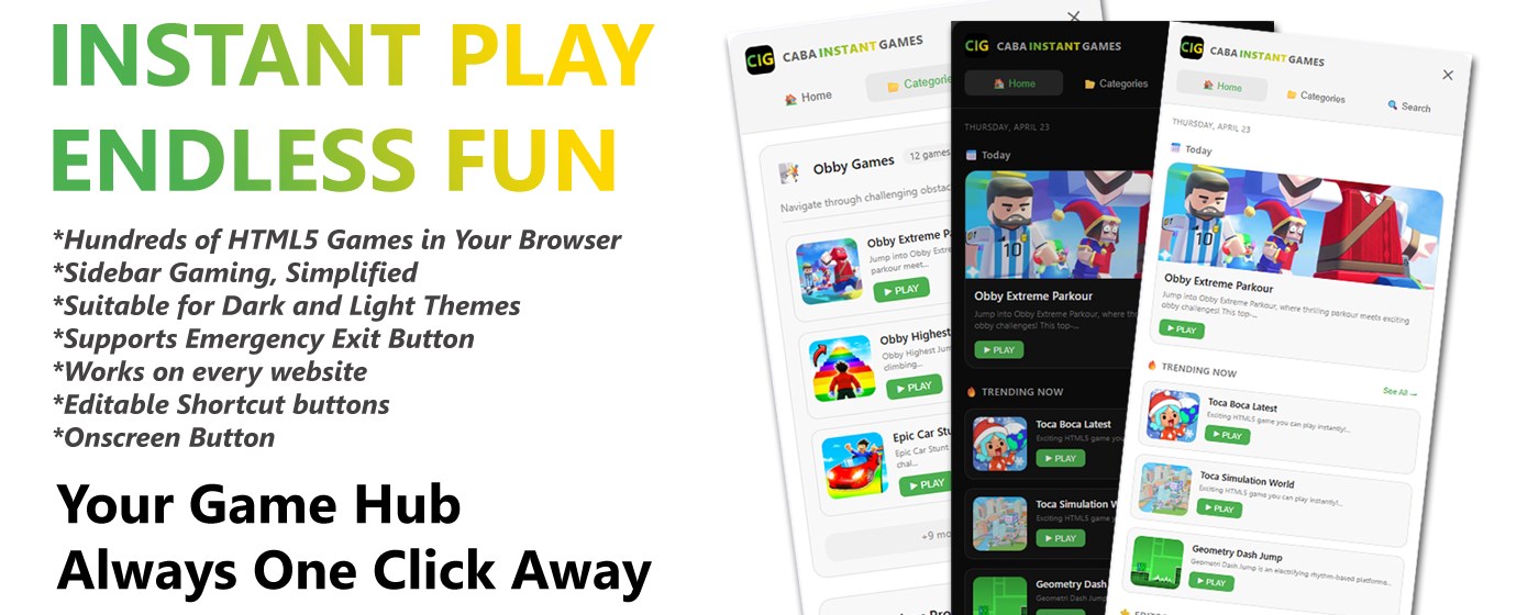 CABA INSTANT GAMES