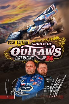 Cover poster for World of Outlaws: Dirt Racing 24 Gold Edition