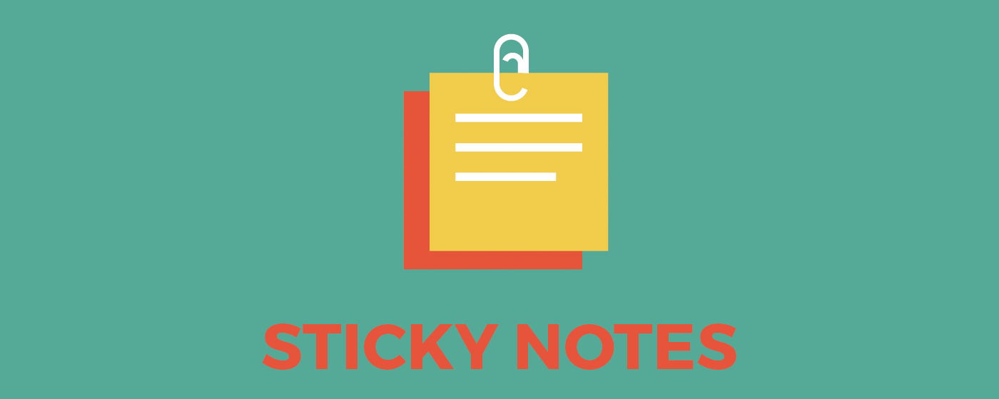 Sticky Notes marquee promo image