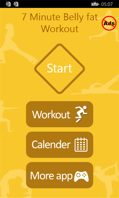 Belly Fat 7 Minute Workout : Quick Fit Abs Screenshots 1