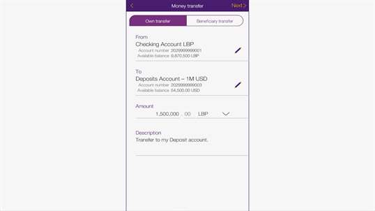 Byblos Bank Mobile Banking screenshot 3