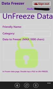 Data Freezer screenshot 5